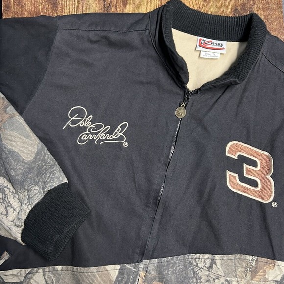 Chase Other - Vintage Chase Authentics Dale Earnhardt Team Realtree Camo Bomber Jacket Size XL